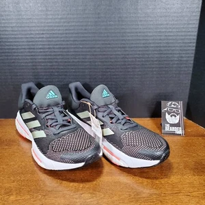 Tenis para correr Adidas para mujer Solarglide 5 carbono/arena beige met/turbo - talla 8 - Imagen 1 de 11