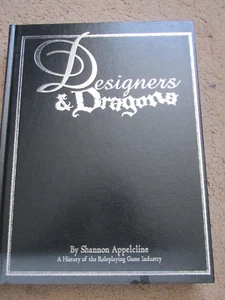 DESIGNERS & DRAGONS A HISTORY OF ROLE PLAY LEATHERETTE LTD ED D&D D20 HB HC MGP - Picture 1 of 2