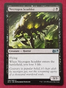 Magic The Gathering 2015 CORE SET M15 NECROGEN SCUDDER black card MTG - Picture 1 of 2