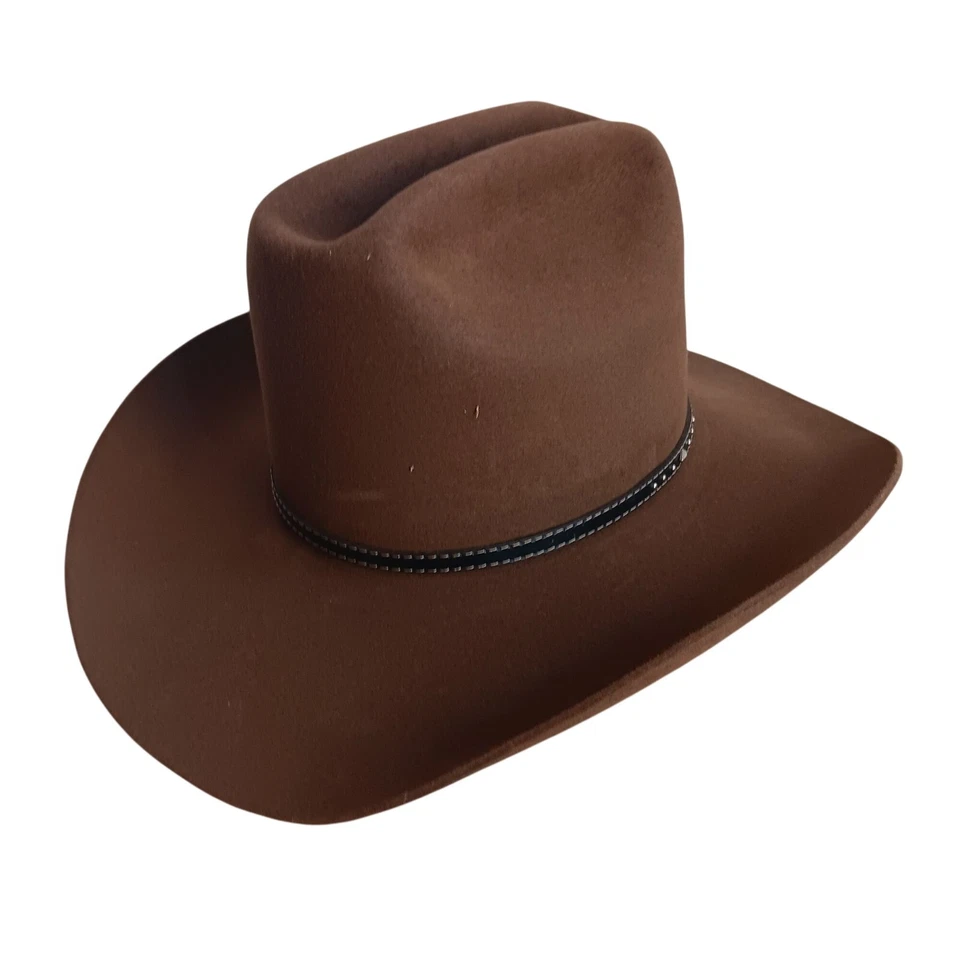 Men's sz 7 Vintage Resistol Stagecoach 1970's Cowboy Hat Western Rancher 1978 - Image 1 of 4