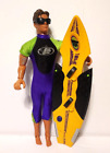 1999 Mattel Max Steel Articulated with Turbo Board 11.5 Inch No Box