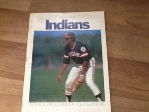 CLEVELAND INDIANS- 1979 BLUE JAYS SCOREBOOK VOL 3 NO 9- FREEPOST UK - Picture 1 of 12