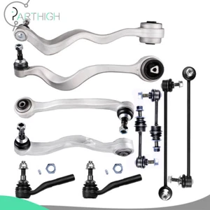 10x Front Control Arm And Ball Joint Tie Rod Sway Bar End For 2004-2007 BMW 525i - Foto 1 di 12