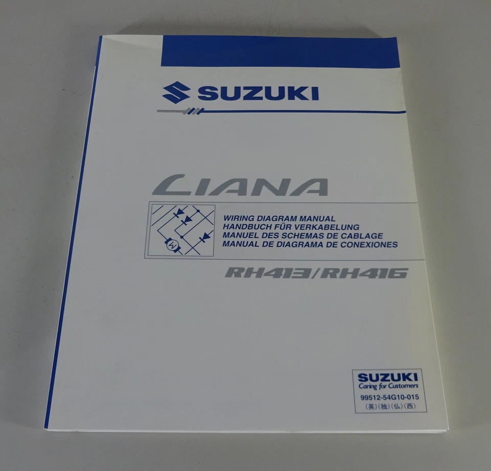Manual De Taller Electricidad / Esquemas Suzuki Liana RH413 / RH416 Fecha 3/2002 - Imagen 1 de 1