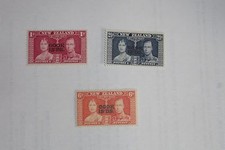 GEORGE VI 1937 CORONATION COOK ISLANDS  UN MOUNTED MINT