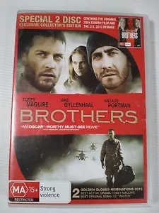 Brothers - Remake & Danish Original - Region PAL4, DVD, 2 Discs Maguire Portman - Picture 1 of 7