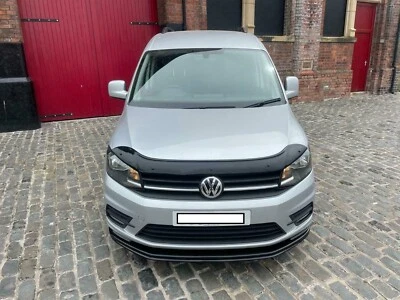 For VW Caddy 2015-2020 Black Bonnet Wind Stone Deflector Protector - Image 1 of 4