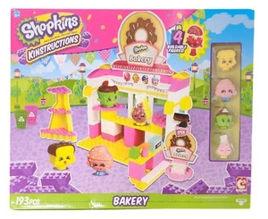 Shopkins Kinstructions Bakery Building Set With 4 Figures 193 Pieces New - Foto 1 di 6