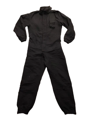 British Met Police black riot squad Overalls coveralls fire resistant suit boile - Image 1 of 4