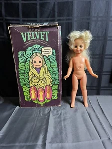 Vintage 1972 Ideal Toy Moonin Groovin Velvet Doll W/ Original Box - Picture 1 of 20