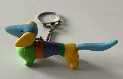 1972 Olympics Munich - Mascot Dachshund Dog Waldi  KEYCHAIN - PUZZLE TOY - Image 1 of 4