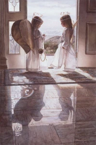 Steve Hanks, "Count Your Blessings", limited edition, 21.5"h x 14.5"w image - Picture 1 of 1