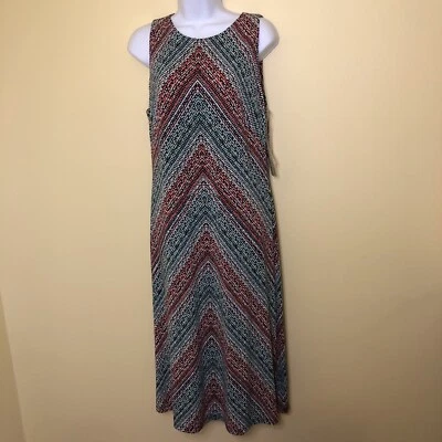 American Living Womens Maxi Midi Dress SIZE 12 Stretch Sleeveless NWT MSRP $79 - Image 1 of 4