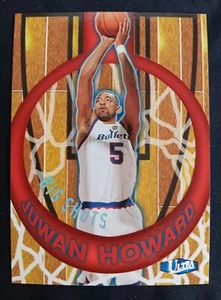 JUWAN HOWARD 1997-98 Ultra Big Shots 7 of 15 BS Washington Bullets MI Wolverines - Picture 1 of 2