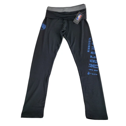 Minnesota Timberwolves Elastic Heart Legging Juniors Size Medium 7/9 Black Cover
