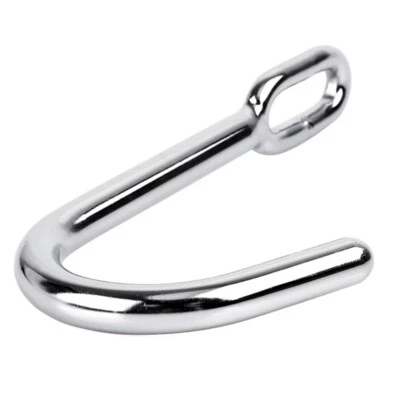 Stainless Steel Anal Hook Hole Massager Metal Butt Plug Dilator Sex Toys Women - Image 1 of 4