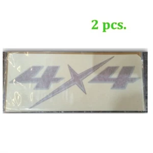 Sticker Logo Emblem Red Side "4X4" For ISUZU D-max Dmax 2012-2015 Genuine 2 pcs - Picture 1 of 8