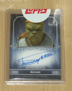 2015 Topps Star Wars Obra Maestra Autógrafo Automático Dickey Beer Barada Sin Circular - Imagen 1 de 2