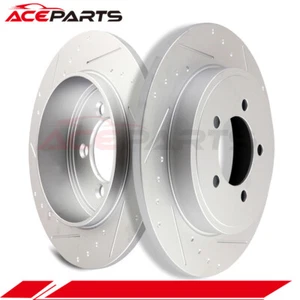 REAR BRAKE ROTORS FOR 2003 2004 2005 2006 JEEP LIBERTY KJ WRANGLER TJ - Picture 1 of 12