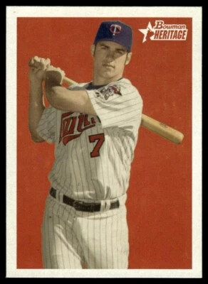 Bowman Heritage Joe Mauer Minnesota Twins #261 2006 Foto 1 de 2