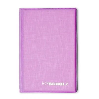 Coin Pink Album 96 Slots for 50p £2 £1 Euro Collection Holder Schulz Folder Book