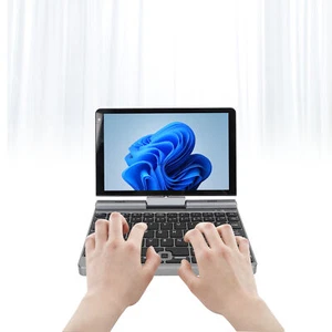 Mini Laptop 8 Inch 180 Degree Rotating 3.40GHz 12GLPDDR5 4800MHz 1000M RJ45 - Picture 1 of 72