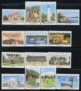 BARBADOS 982-95 SG1153-66 MNH 2000 Definitive set of 14 CV$43 - Picture 1 of 2