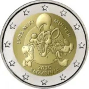 2 Euro Gedenkmünze Slowenien 2025 Miki Muster - Bild 1 von 1
