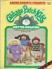 Cabbage Patch Kids KNITTED SWEATERS Xavier Roberts PLAID Booklet #7866