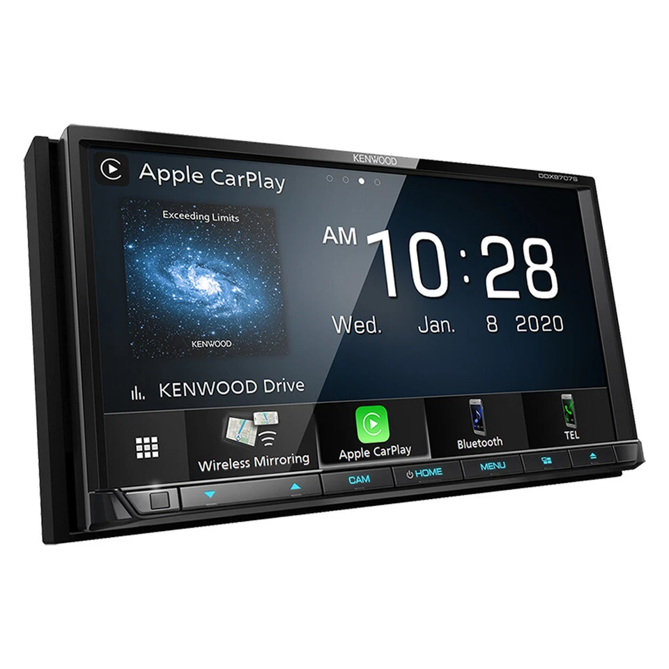 Kenwood DDX9707S 2-DIN Multimedia DVD Receiver w/ 6.95" WVGA Screen & Bluetooth - Image 1 of 4