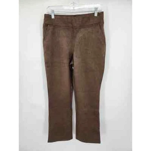 Linea by Louis Dell 'Olio Faux Suede Boot Leg Pant Size 10 - Picture 1 of 6