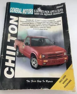 Camionetas y SUV Chilton GM 1994-04 manual de reparación serie S #28862 (x) - Imagen 1 de 11