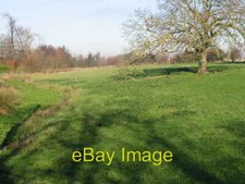 Photo 6x4 Fields and watercourse near Goss Hall Each End The line of the  c2007