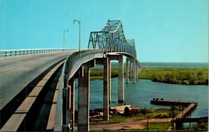 Postkarte Savannah Georgia Die Eugene Talmadge Brücke Vintage - Bild 1 von 2