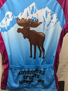 Primal Bike Works Dornan's Adventure Sports Wyoming Medium Zip Cycling Jersey - Picture 1 of 9
