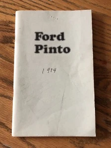 1974 Ford Pinto Owners Manual - Picture 1 of 4