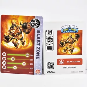Tarjeta coleccionable y pegatina de videojuego Blast Zone 2013 Skylanders Swap Force - Imagen 1 de 2