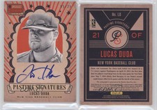 2013 Panini America's Pastime Pastime Signatures Gold /25 Lucas Duda #LD Auto