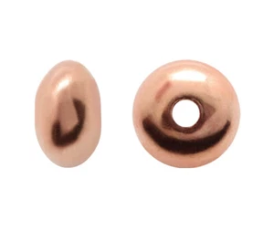 Sterling Silver Round Saucer Beads Spacers for Jewelry Making * Different Sizes - Picture 1 of 5