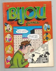 6.0 BIJOU FUNNIES#3 CRUMB J Lynch Justin Green Roger Brand S Williamson J Kinney - Picture 1 of 8