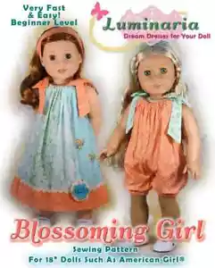 Printed Pattern 18" Doll Clothes American Girl Trendy Modern Dress Pants Summer - Picture 1 of 10
