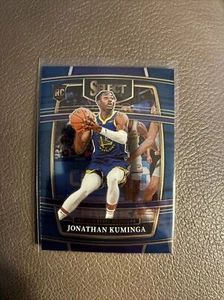 2021-22 Panini Select Jonathan Kuminga Blue Prizm Rookie Golden State Warriors - Picture 1 of 2