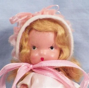 Nancy Ann Story Book Doll Sunday's Child #186 Bisque Frozen Legs Vintage - Picture 1 of 7