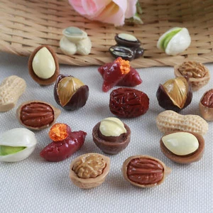 Props Peanu.t Nuts Model Dried Pretend Food Toy Realistic Walnut Simulated*2 - Picture 1 of 25