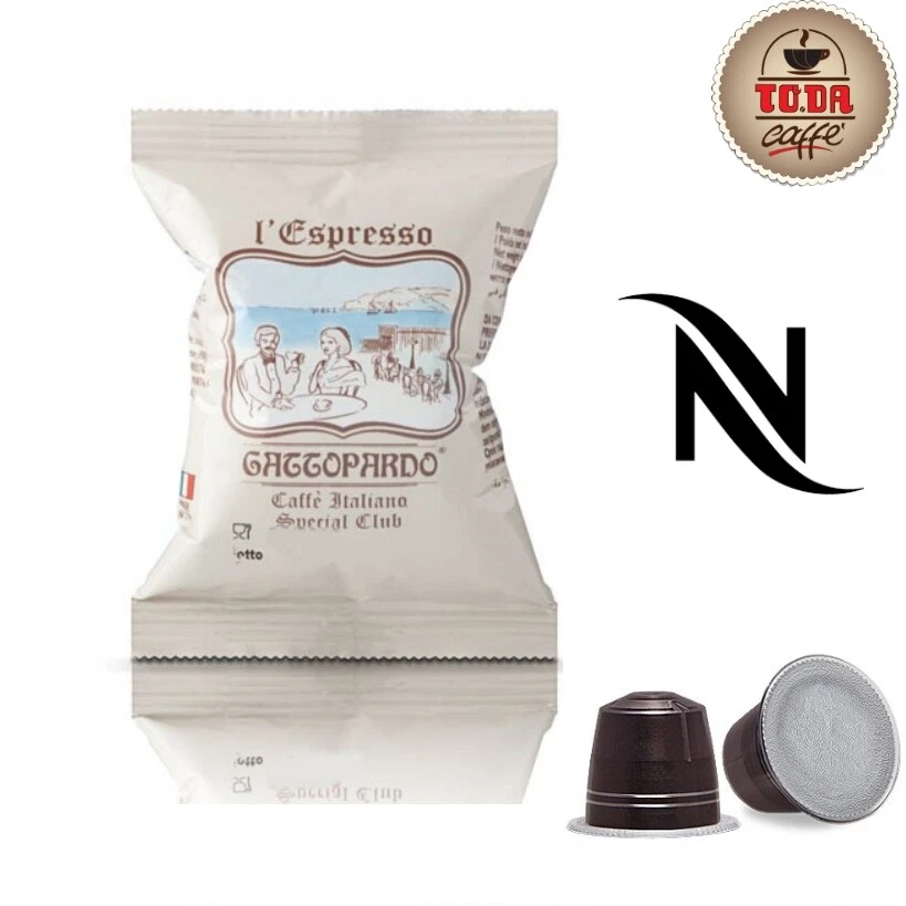 100 capsule caffè TODA Gattopardo MISCELA SPECIAL CLUB compatibili NESPRESSO®