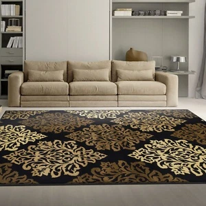 Danvers Floral Damask Indoor Carpet Rug Door Mat Or Runner Rug Or Area Rug - Picture 1 of 16