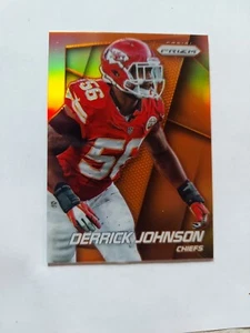 2014 Panini Prizm - Orange Prizms #88 Derrick Johnson - Foto 1 di 2