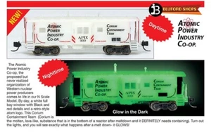 N SCALE ENTHUSIAST (N) SP. RUN BLUFORD SHOPS ATOMIC POWER INDUSTRY CABOOSE - Picture 1 of 1