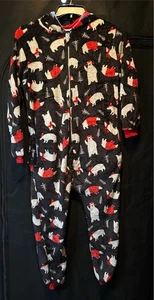 Polar Bear Bodysuit Kids Pajamas 12 New With Out Tag NWOT - Picture 1 of 4