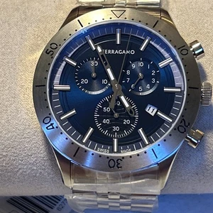 Salvatore Ferragamo New Gent Chrono Blu SFU400323 - Foto 1 di 23